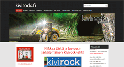 Desktop Screenshot of kivirock.fi